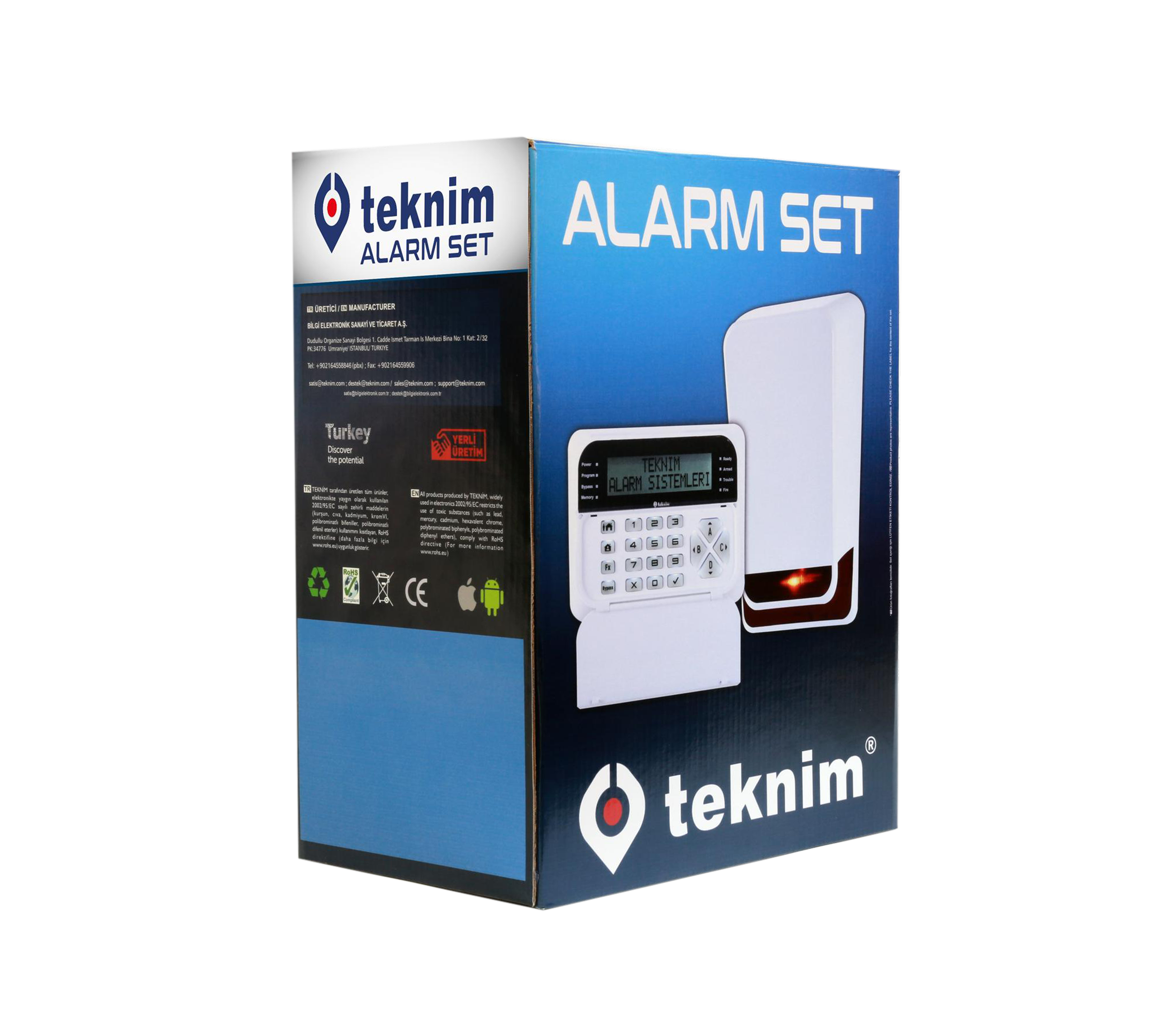 LCD GSM/GPRS Lİ ALARM SETİ