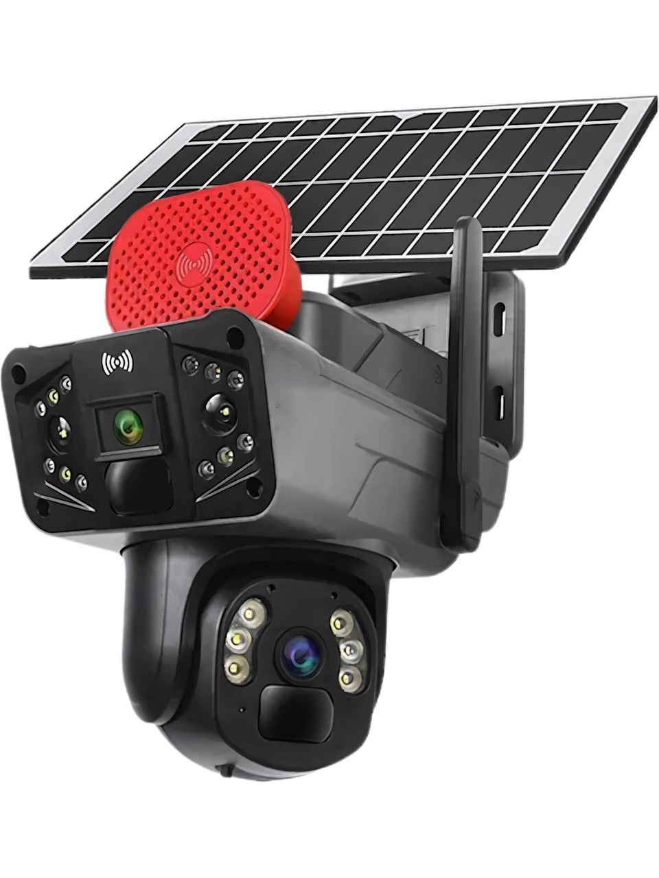 O-kam 3915 4g 3+3mp Dual Lens Solar Ptz Güneş Panelli Kamera